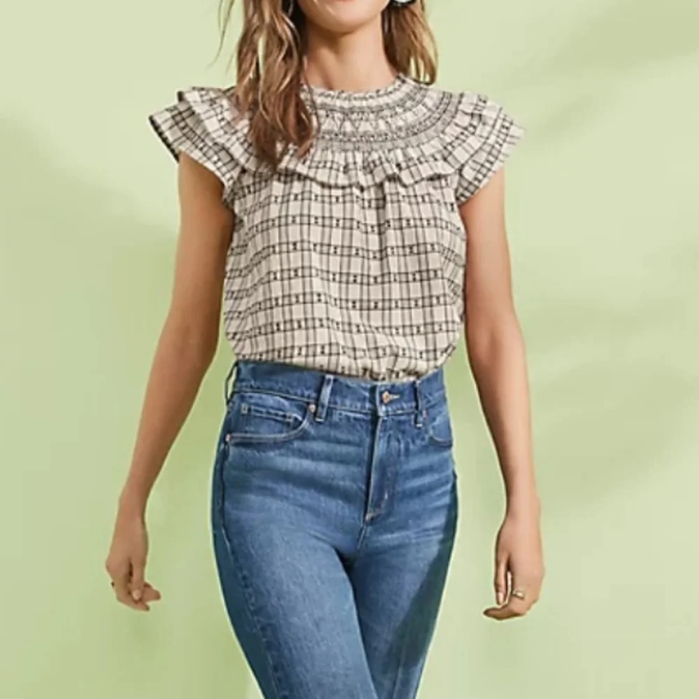 LOFT ruffle top - Picture 5 of 12